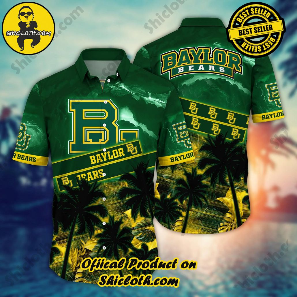 Baylor Bears NCAA Hawaiian Shirt Seaside Aloha Shirt