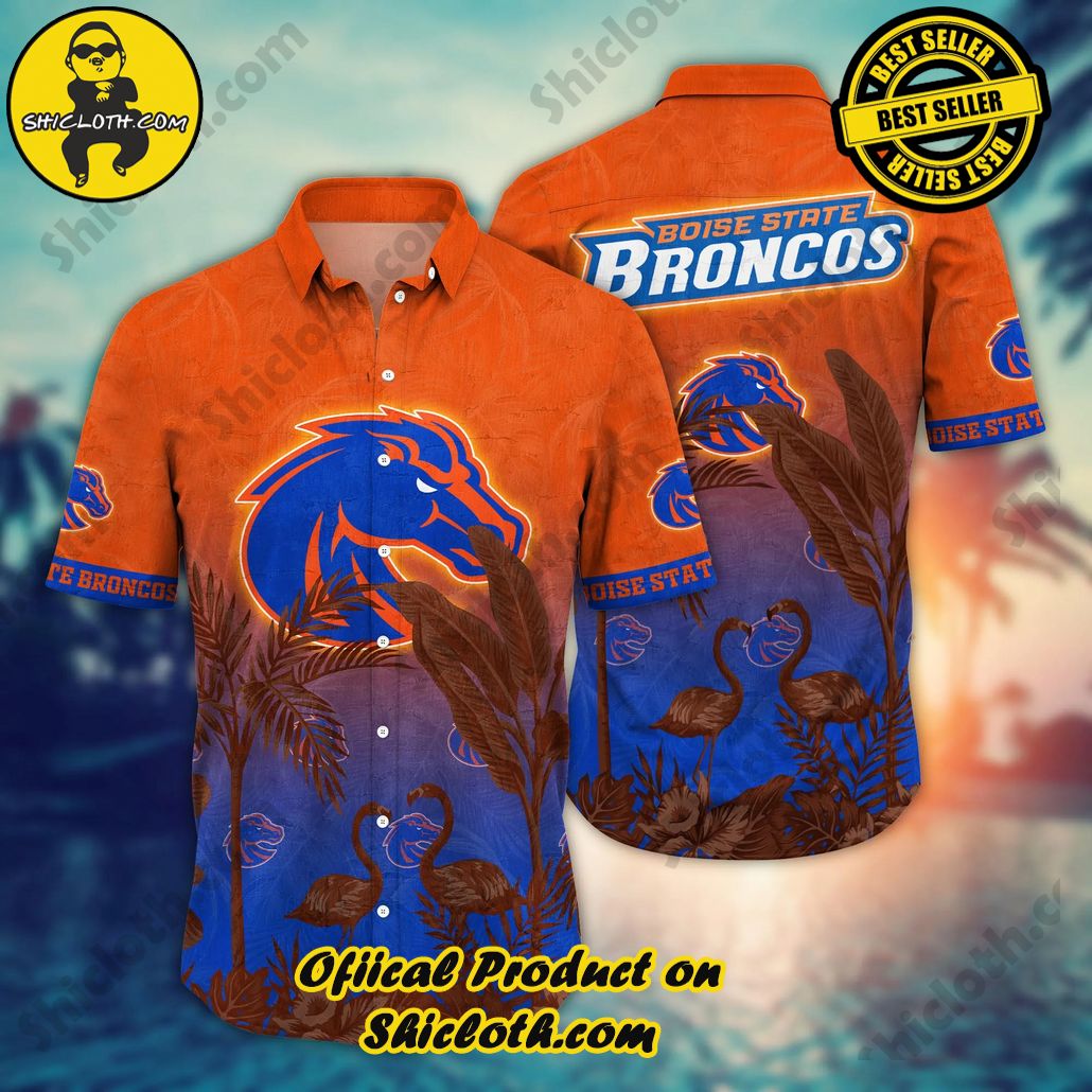 Boise State Broncos NCAA Hawaiian Shirt Ceiling Fanstime Aloha Shirt
