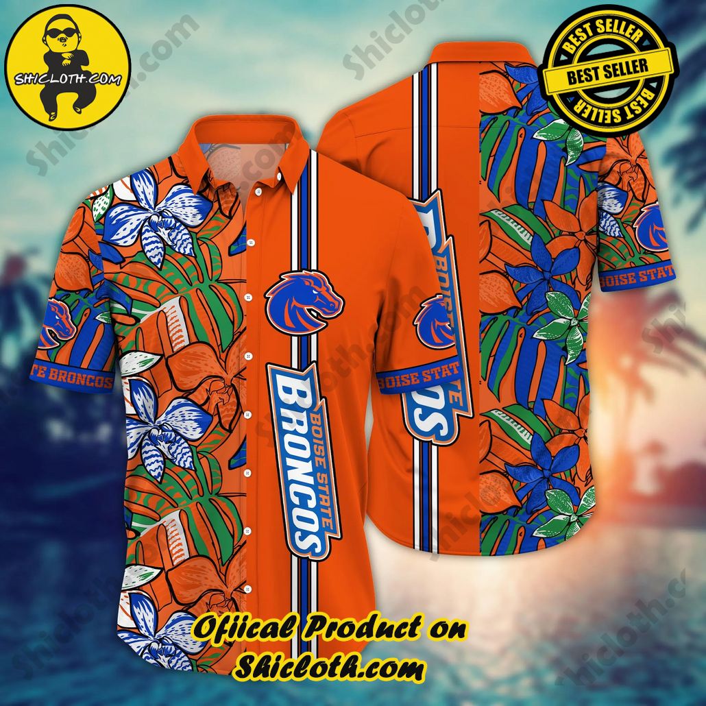Boise State Broncos NCAA Hawaiian Shirt Golden Hour Aloha Shirt