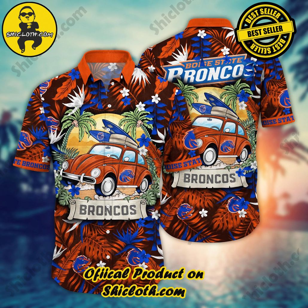 Boise State Broncos NCAA Hawaiian Shirt Hikingtime Aloha Shirt