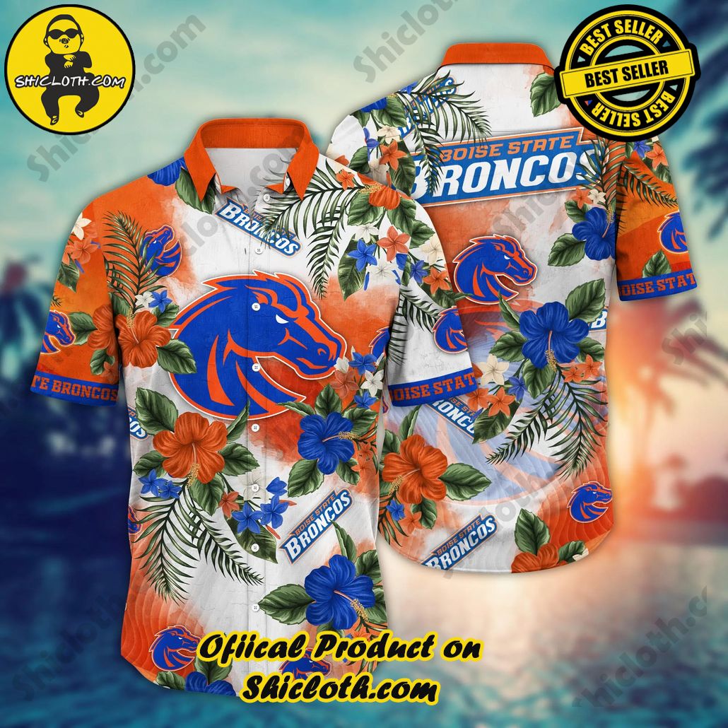 Boise State Broncos NCAA Hawaiian Shirt Solsticetime Aloha Shirt