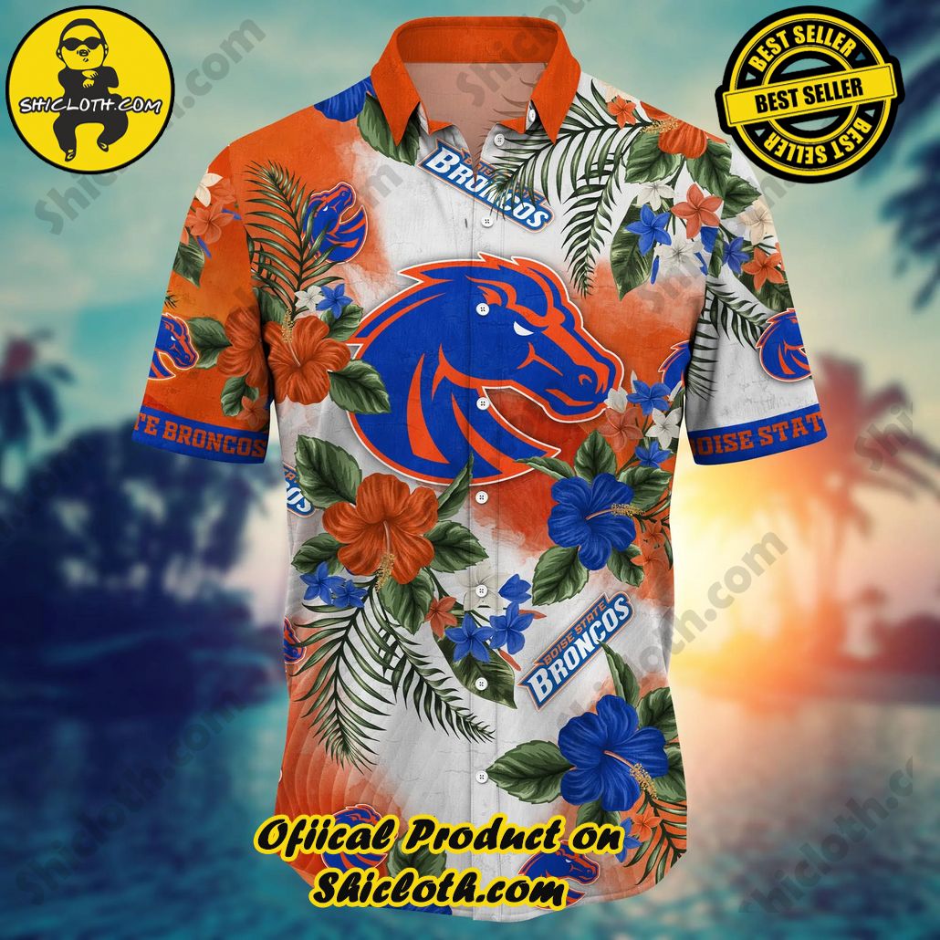 Boise State Broncos NCAA Hawaiian Shirt Solsticetime Aloha Shirt Boise State Broncos NCAA Hawaiian Shirt Solsticetime Aloha Shirt