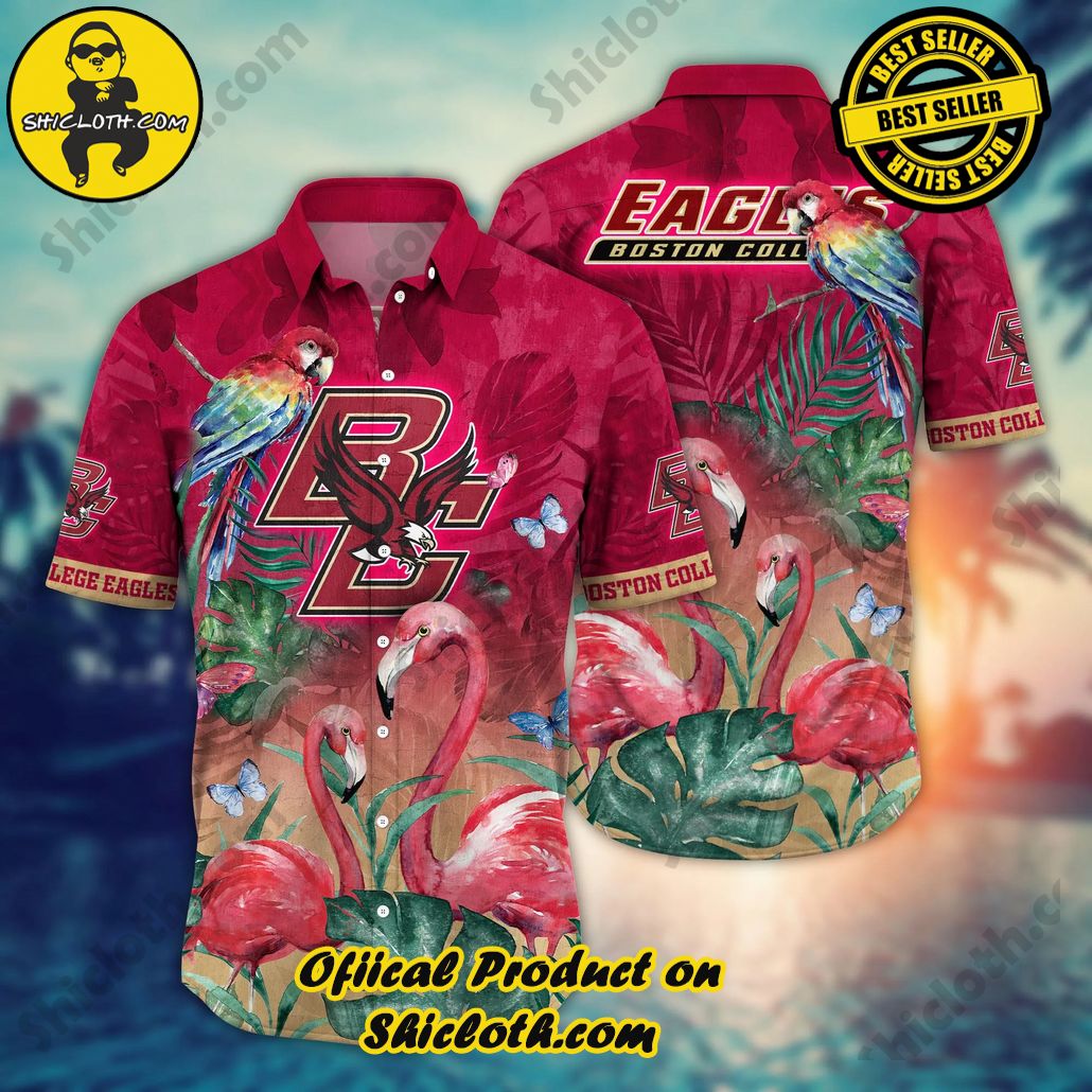 Boston College Eagles NCAA Hawaiian Shirt August Aloha Shirt