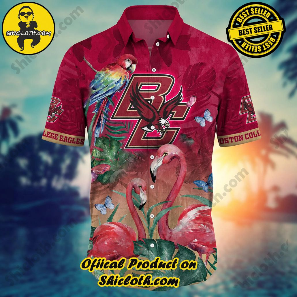 Boston College Eagles NCAA Hawaiian Shirt August Aloha Shirt Boston College Eagles NCAA Hawaiian Shirt August Aloha Shirt