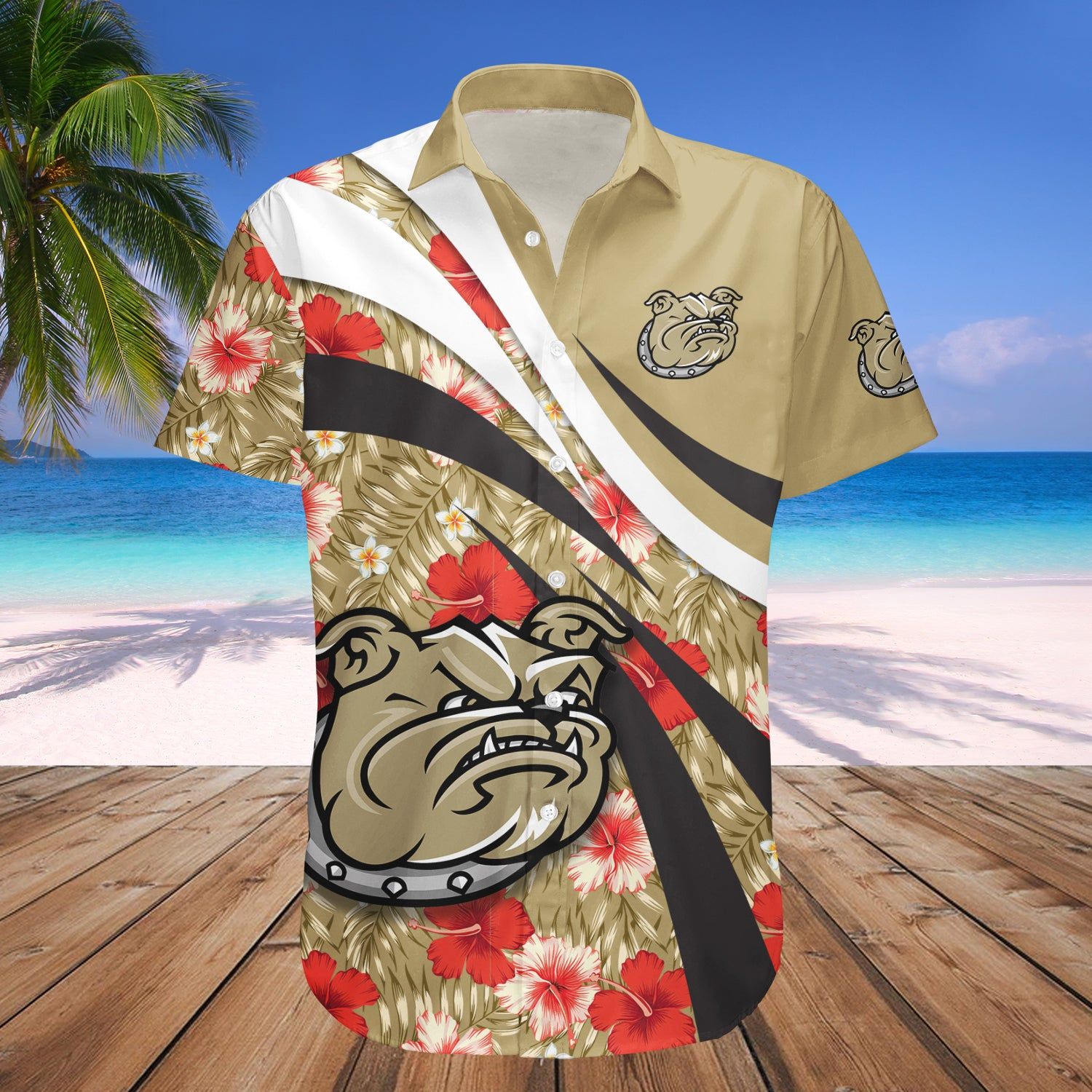 Bryant Bulldogs Hawaii Shirt Hibiscus Sport Style NCAA