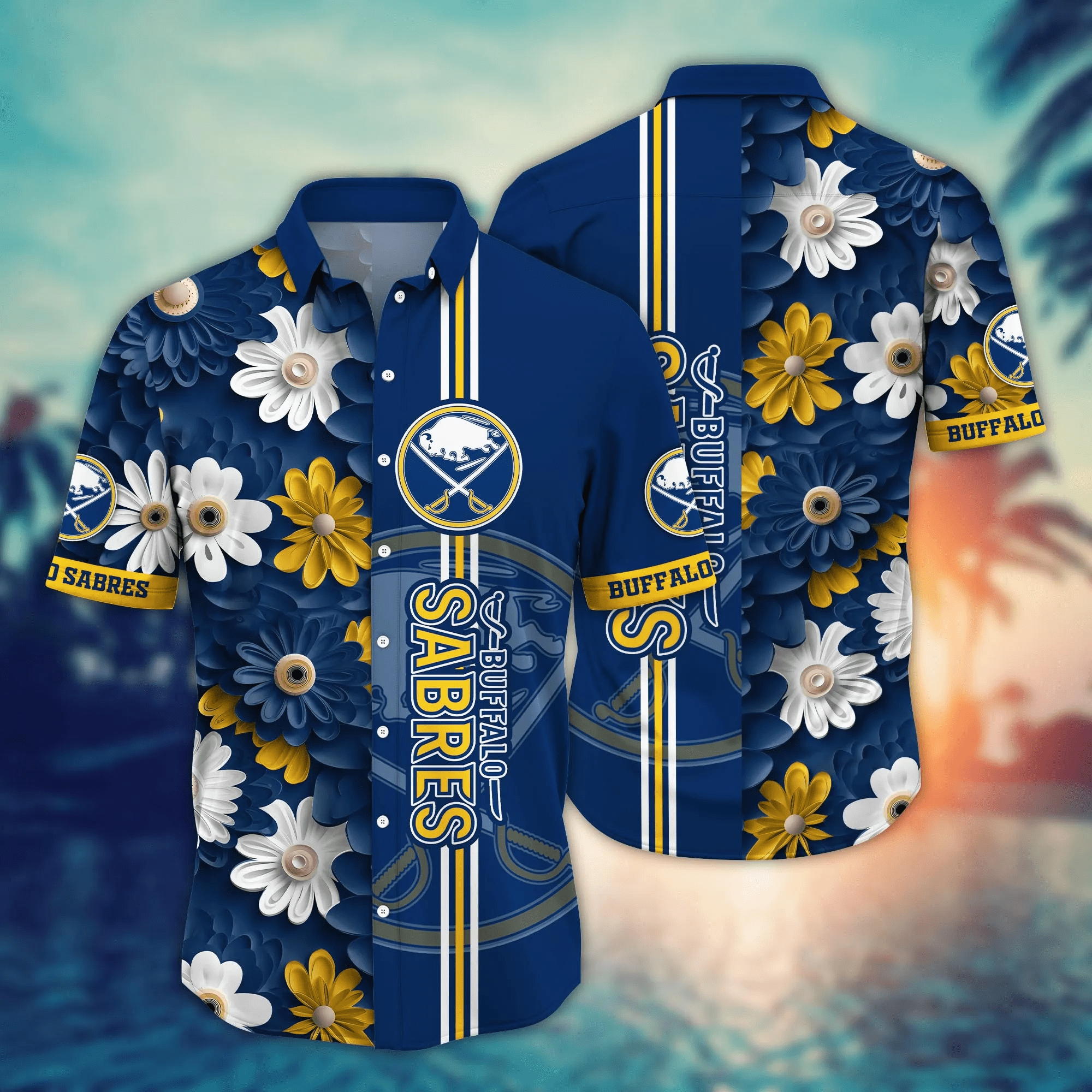 Buffalo Sabres NHL Hawaiian Shirt Summery Aloha Shirt