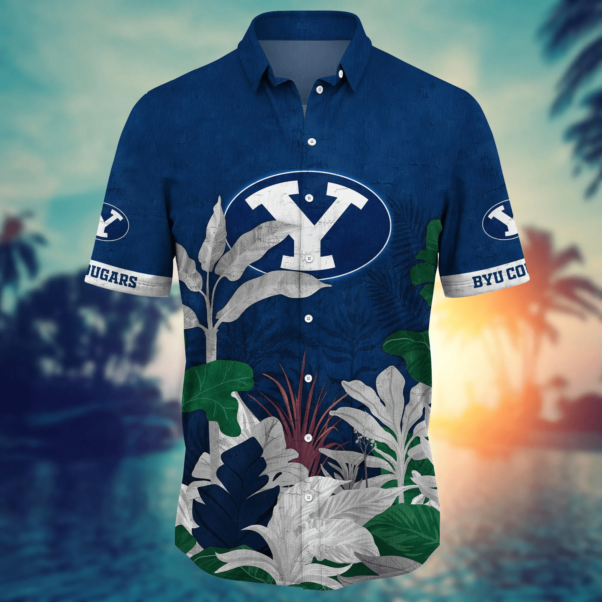 Byu Cougars NCAA Hawaiian Shirt Summer Camps Aloha Shirt Byu Cougars NCAA Hawaiian Shirt Summer Camps Aloha Shirt