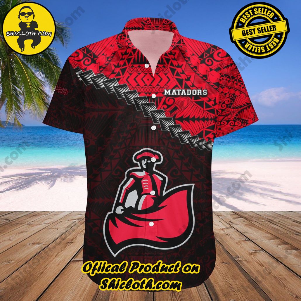 Cal State Northridge Matadors Hawaii Shirt Grunge Polynesian Tattoo NCAA