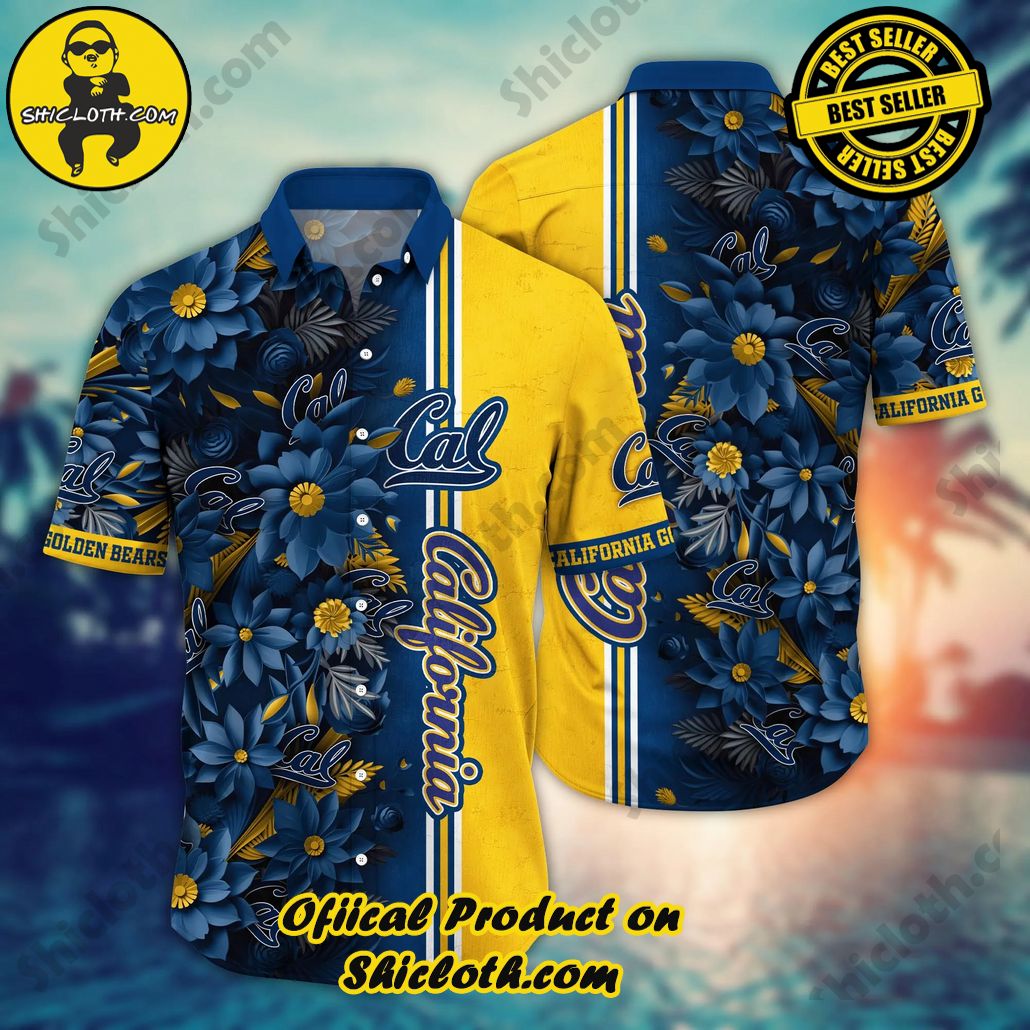 California Golden Bears NCAA Hawaiian Shirt Custom Beach Balls Aloha Shirt