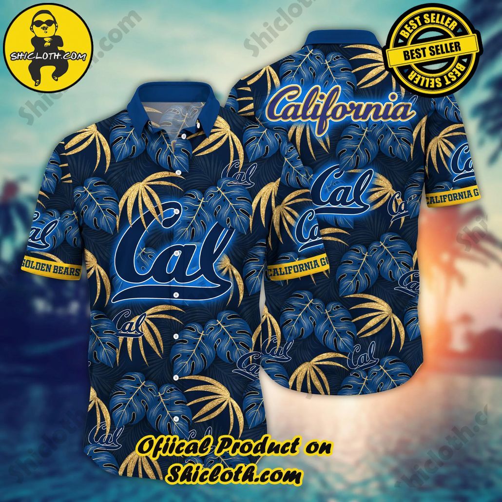 California Golden Bears NCAA Hawaiian Shirt Fireflies Aloha Shirt