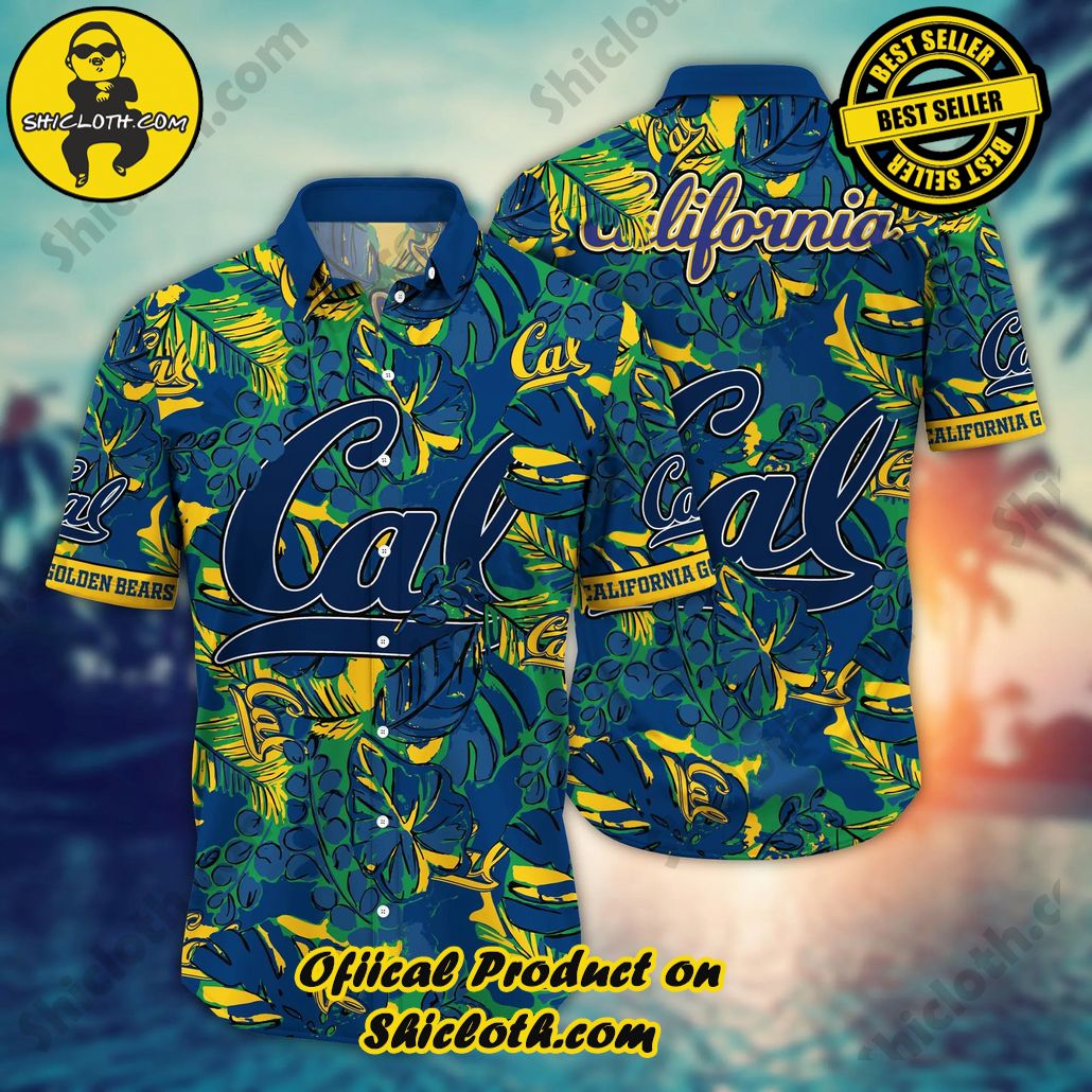 California Golden Bears NCAA Hawaiian Shirt Summertime Aloha Shirt
