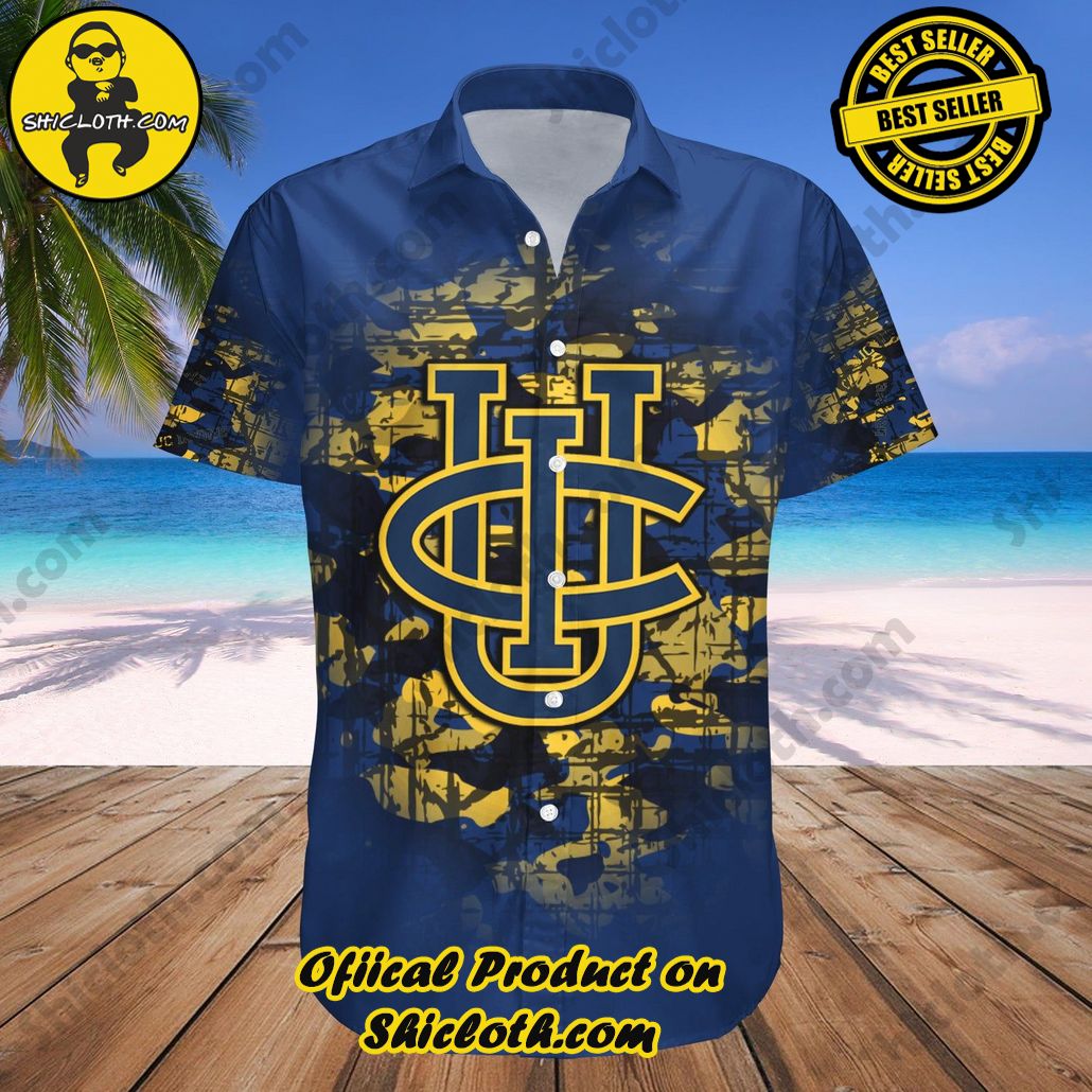 California Irvine Anteaters Hawaii Shirt Camouflage Vintage NCAA