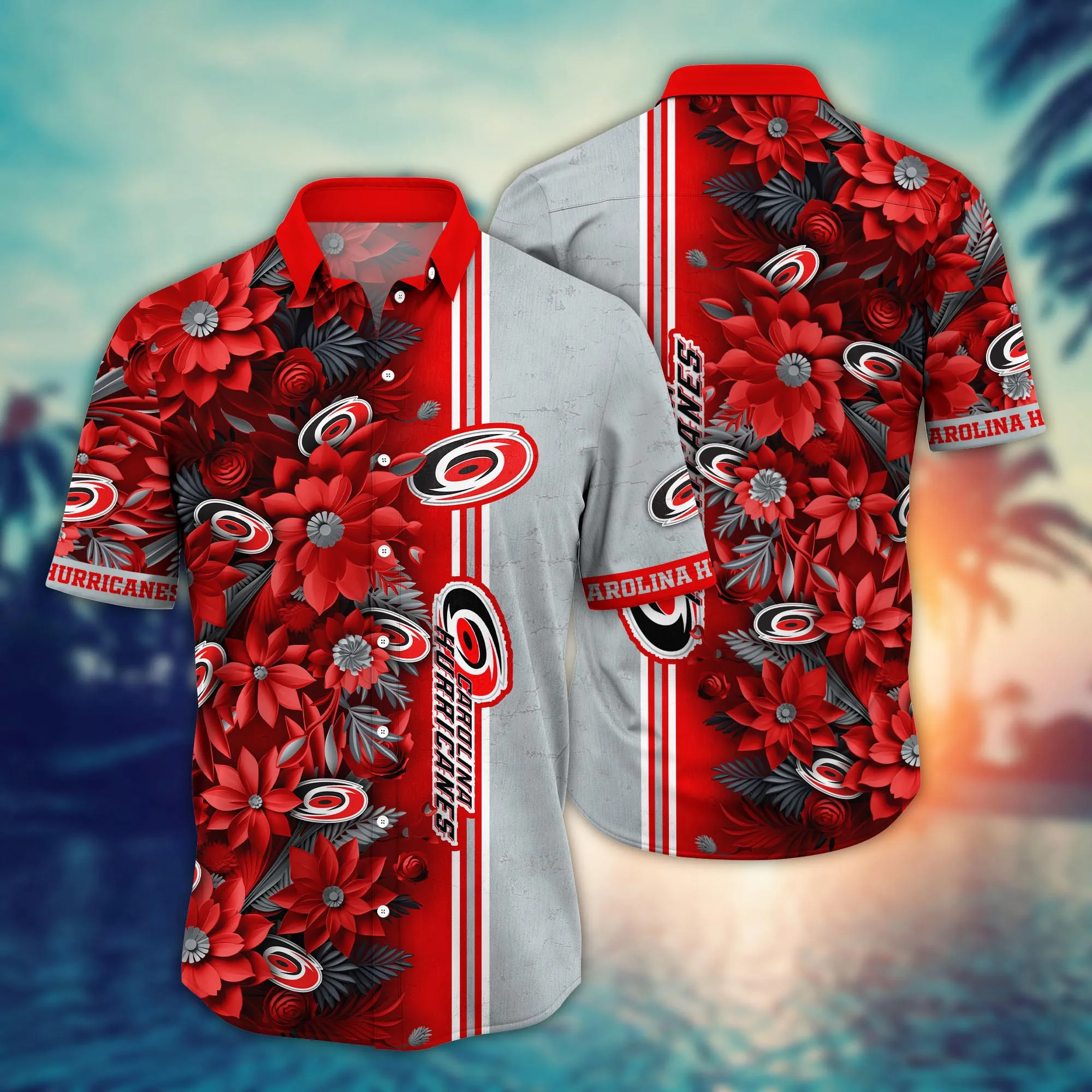 Carolina Hurricanes NHL Hawaiian Shirt Custom Summer Fruits Aloha Shirt