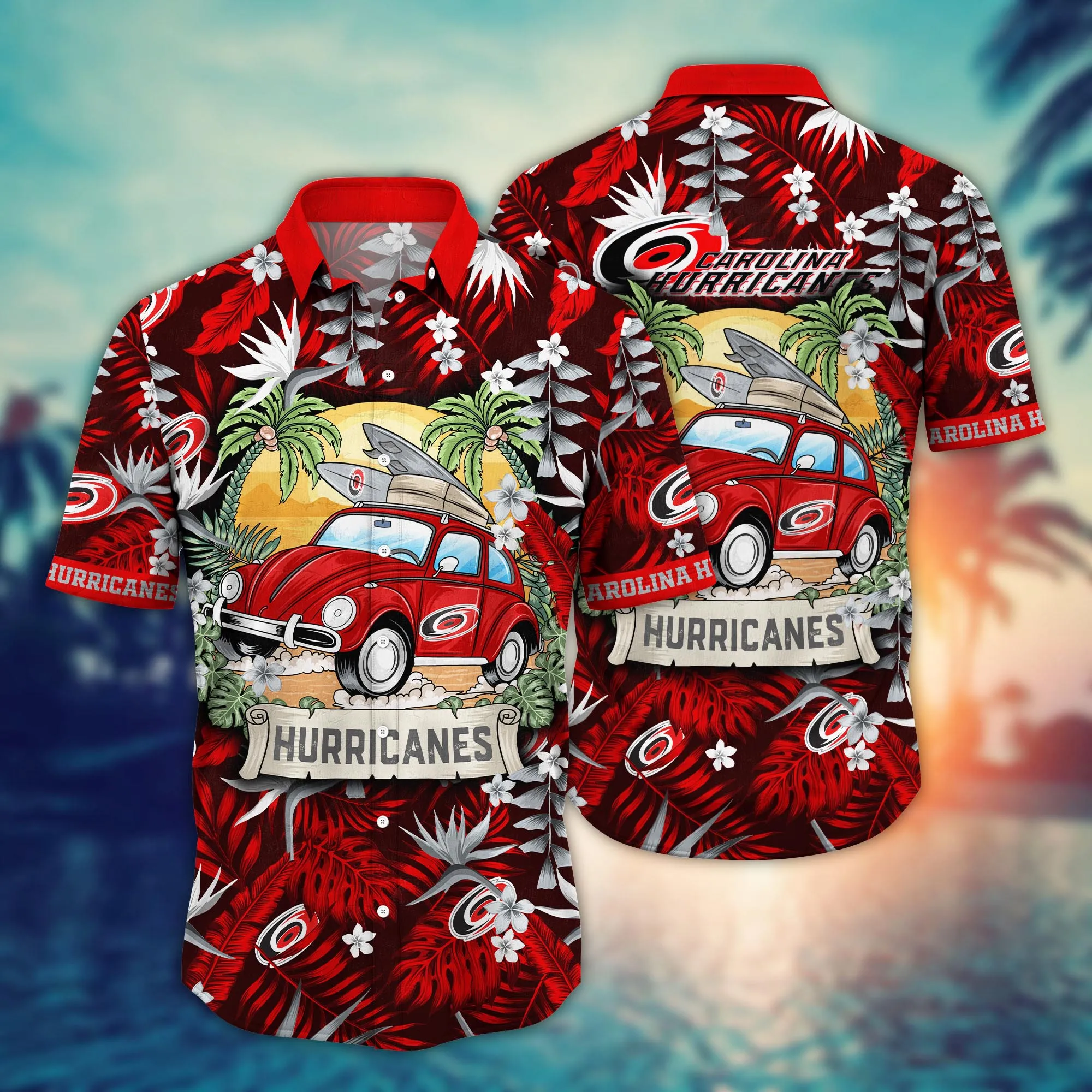 Carolina Hurricanes NHL Hawaiian Shirt Shortstime Aloha Shirt
