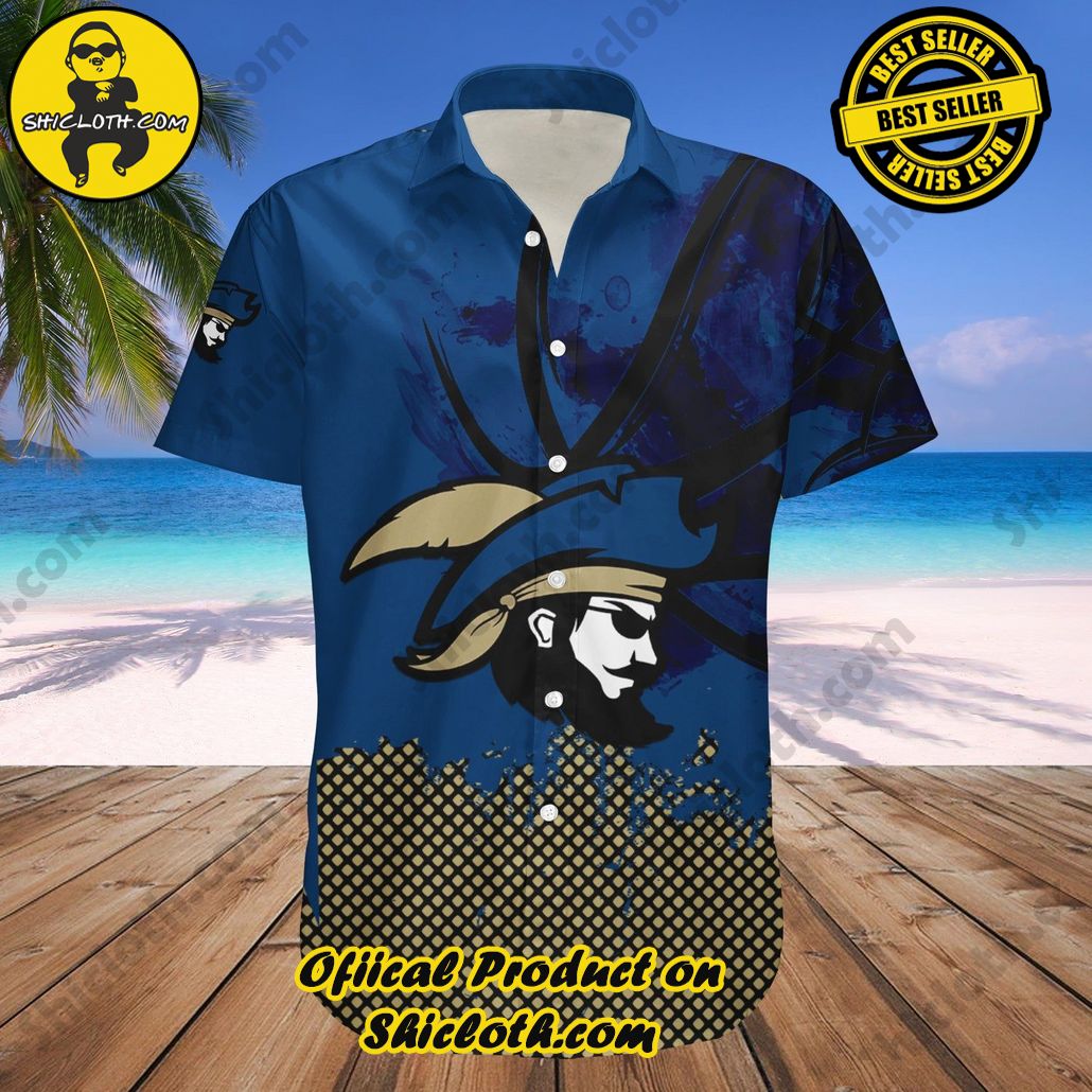 Charleston Southern Buccaneers Hawaii Shirt Basketball Net Grunge Pattern NCAA