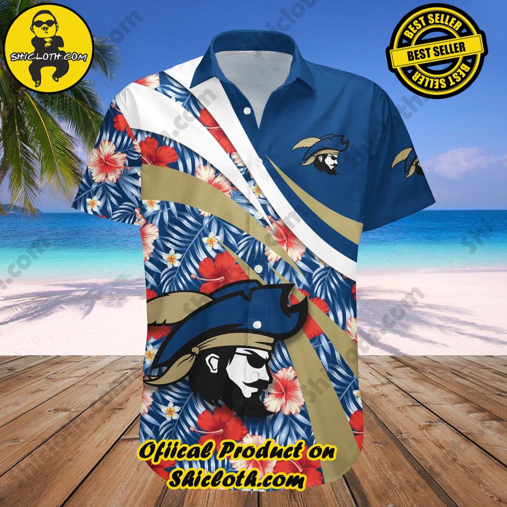 Charleston Southern Buccaneers Hawaii Shirt Hibiscus Sport Style NCAA
