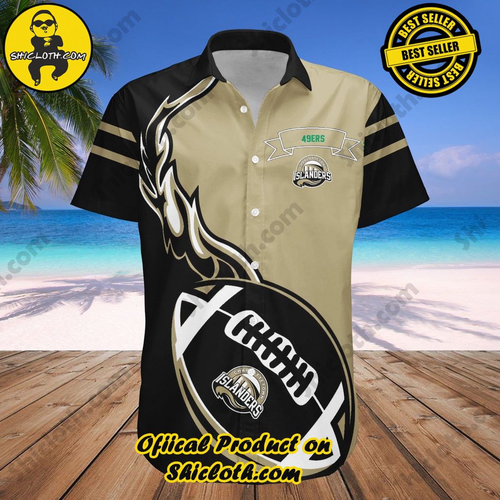 Charlotte 49Ers Hawaii Shirt Flame Ball NCAA