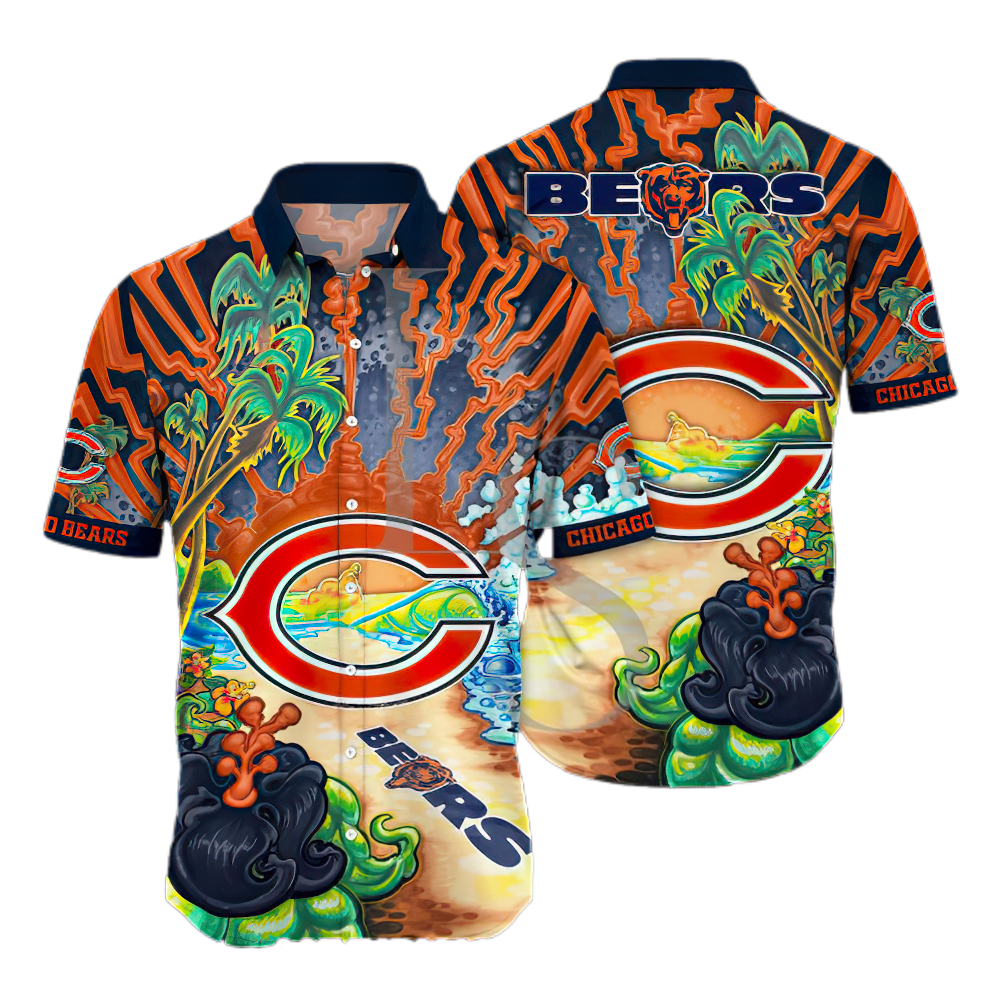 Chicago Bears Aloha Island Unisex Hawaiian Shirt