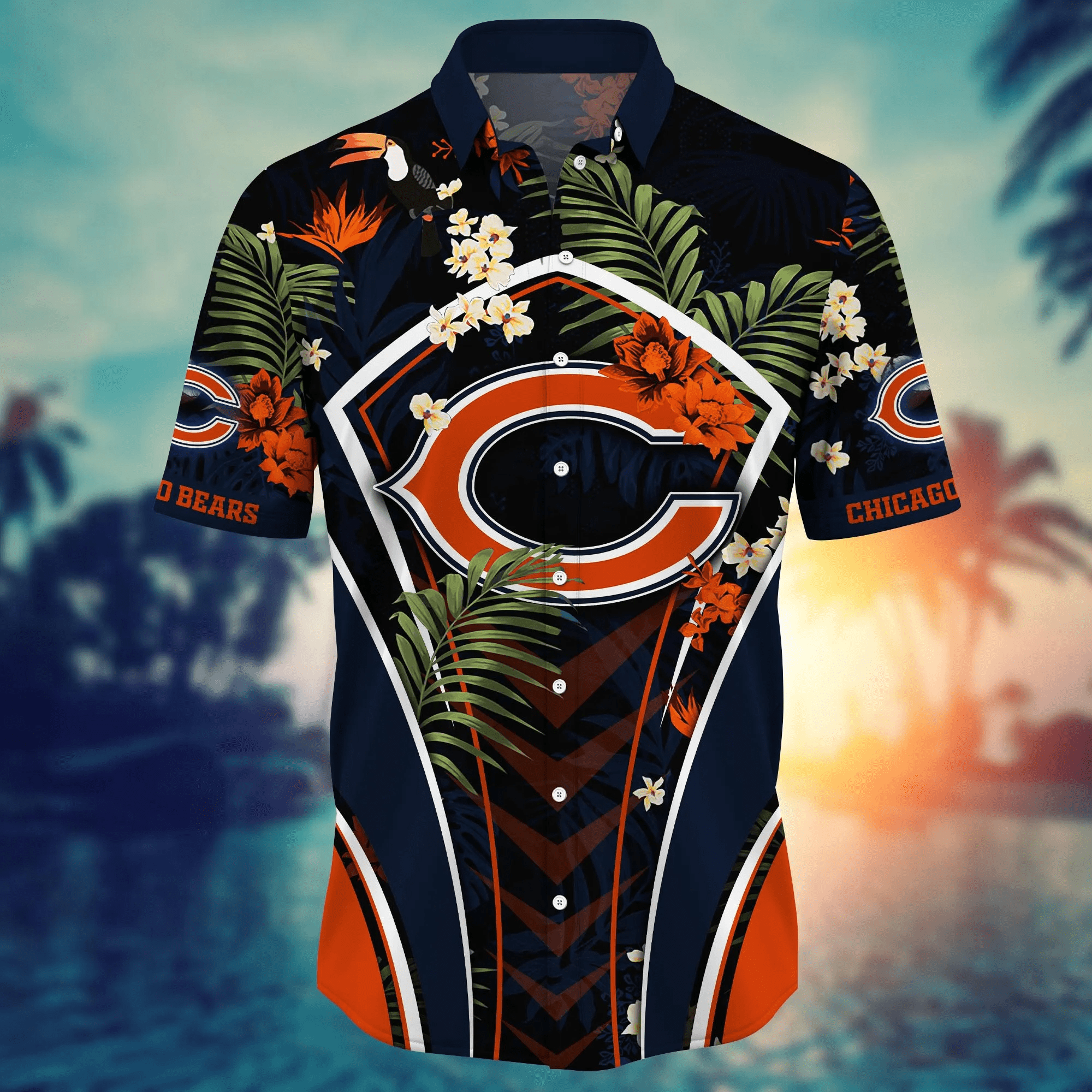 Chicago Bears NFL Hawaiian Shirt Balmy Aloha Shirt