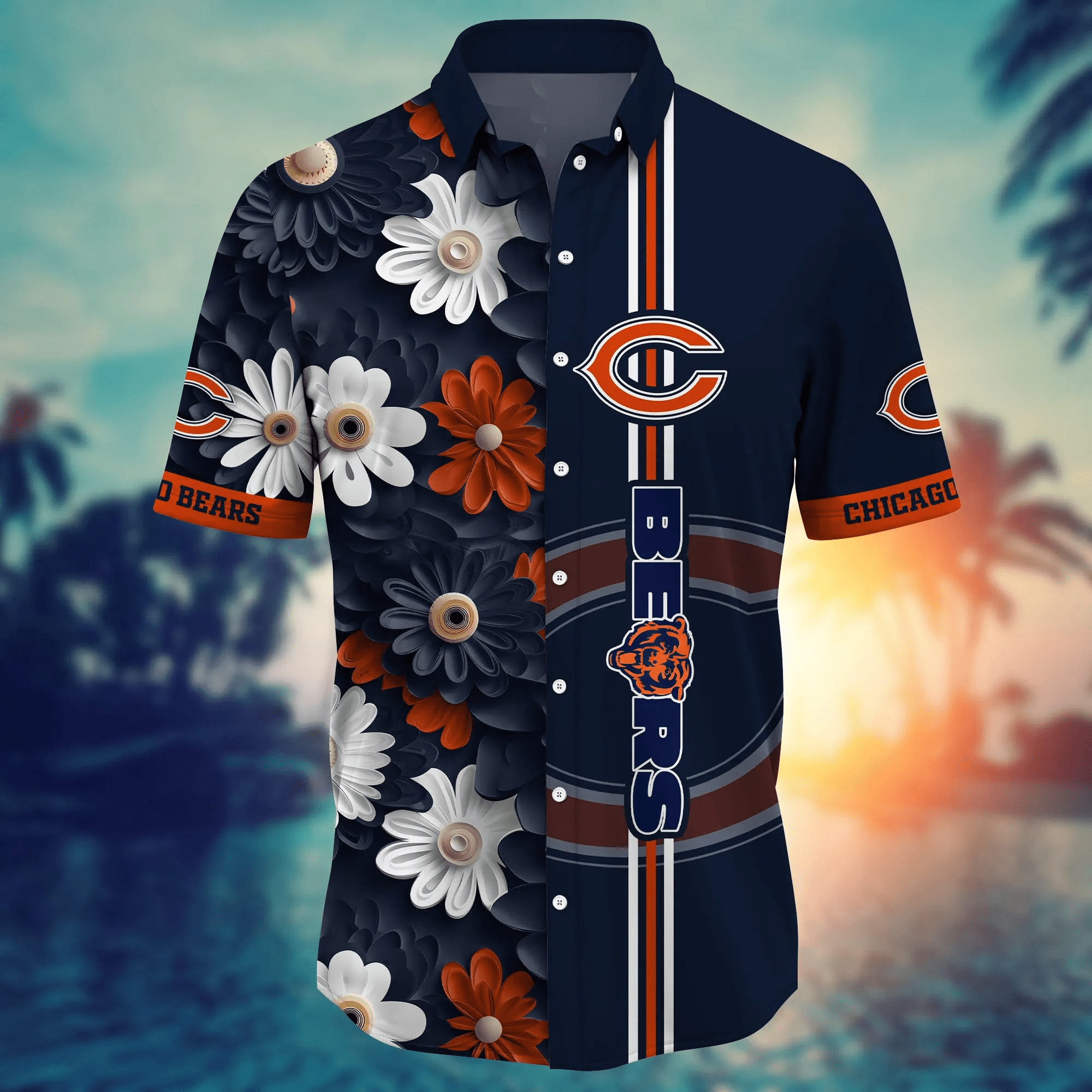 Chicago Bears NFL Hawaiian Shirt Heat Aloha Shirt