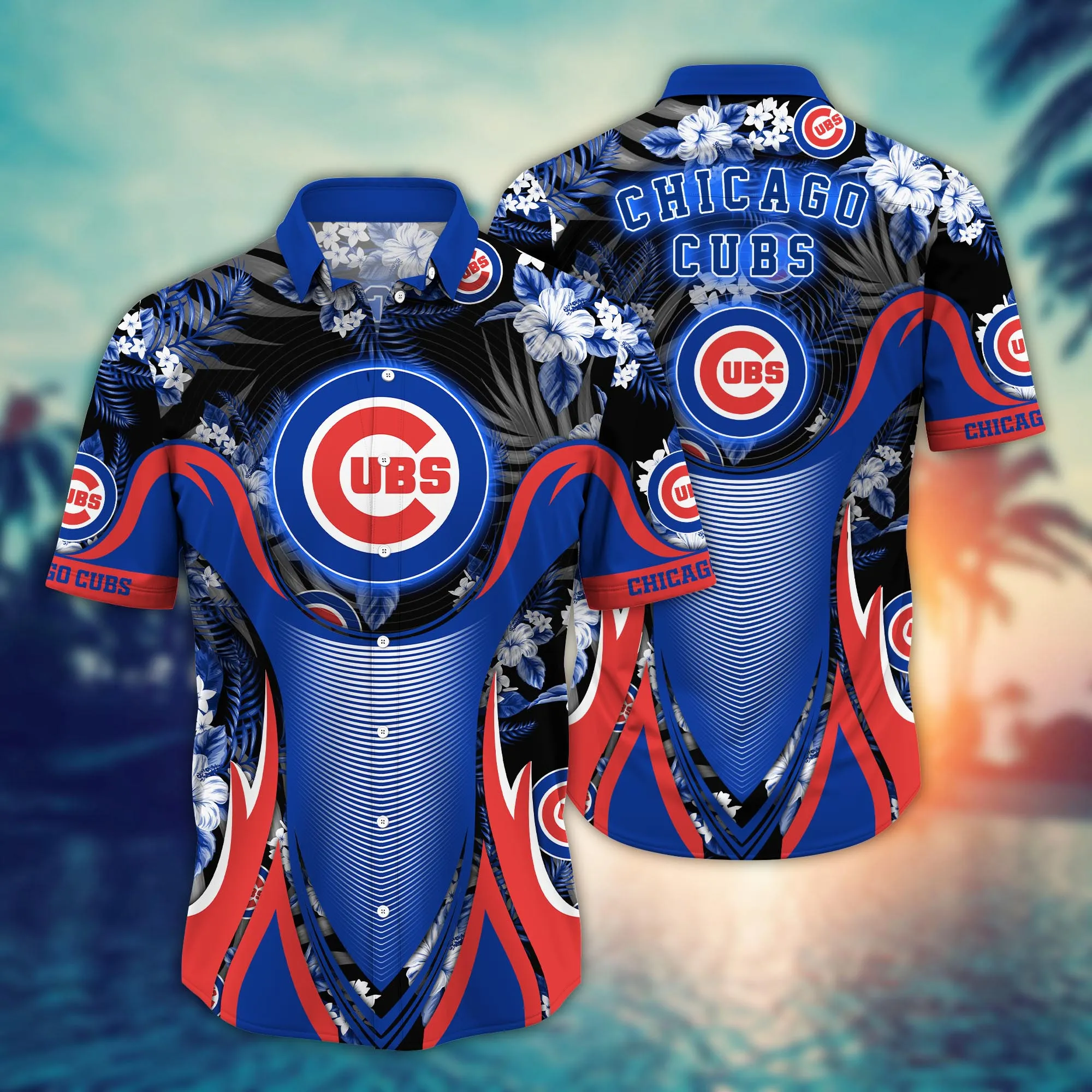 Chicago Cubs MLB Hawaiian Shirt Sun-Soaked Aloha Shirt