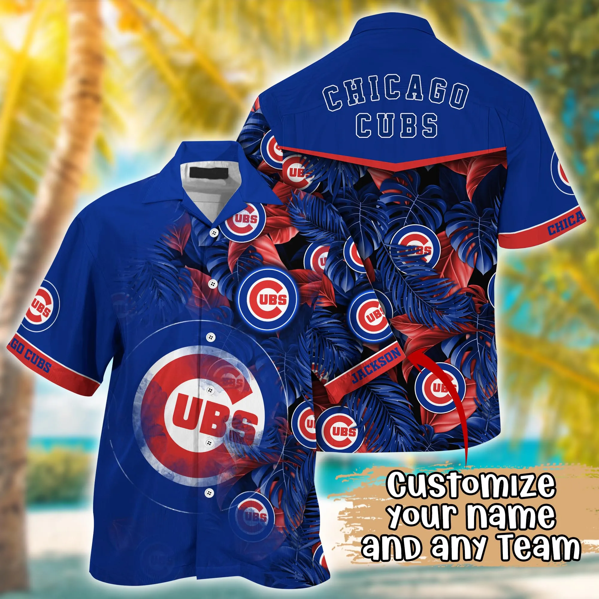Chicago Cubs MLB Summer Hawaii Shirt And Tshirt Custom Aloha Shirt