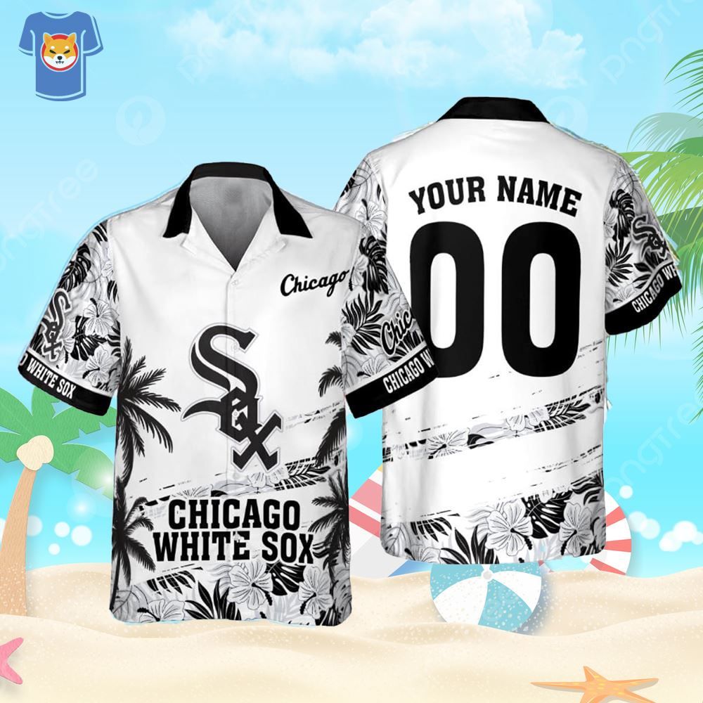 Chicago White Sox MLB Flower Pattern Summer Hawaiian Shirt Personalized