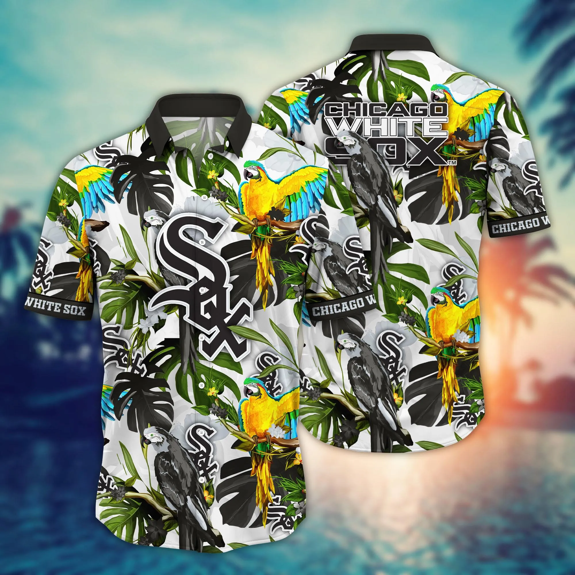 Chicago White Sox MLB Hawaiian Shirt Sun-Kissed Aloha Shirt