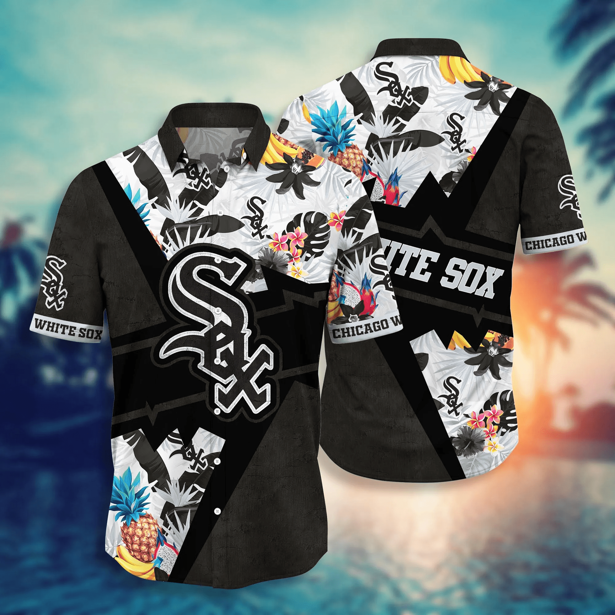 Chicago White Sox MLB Hawaiian Shirt Sun-Soakedtime Aloha Shirt
