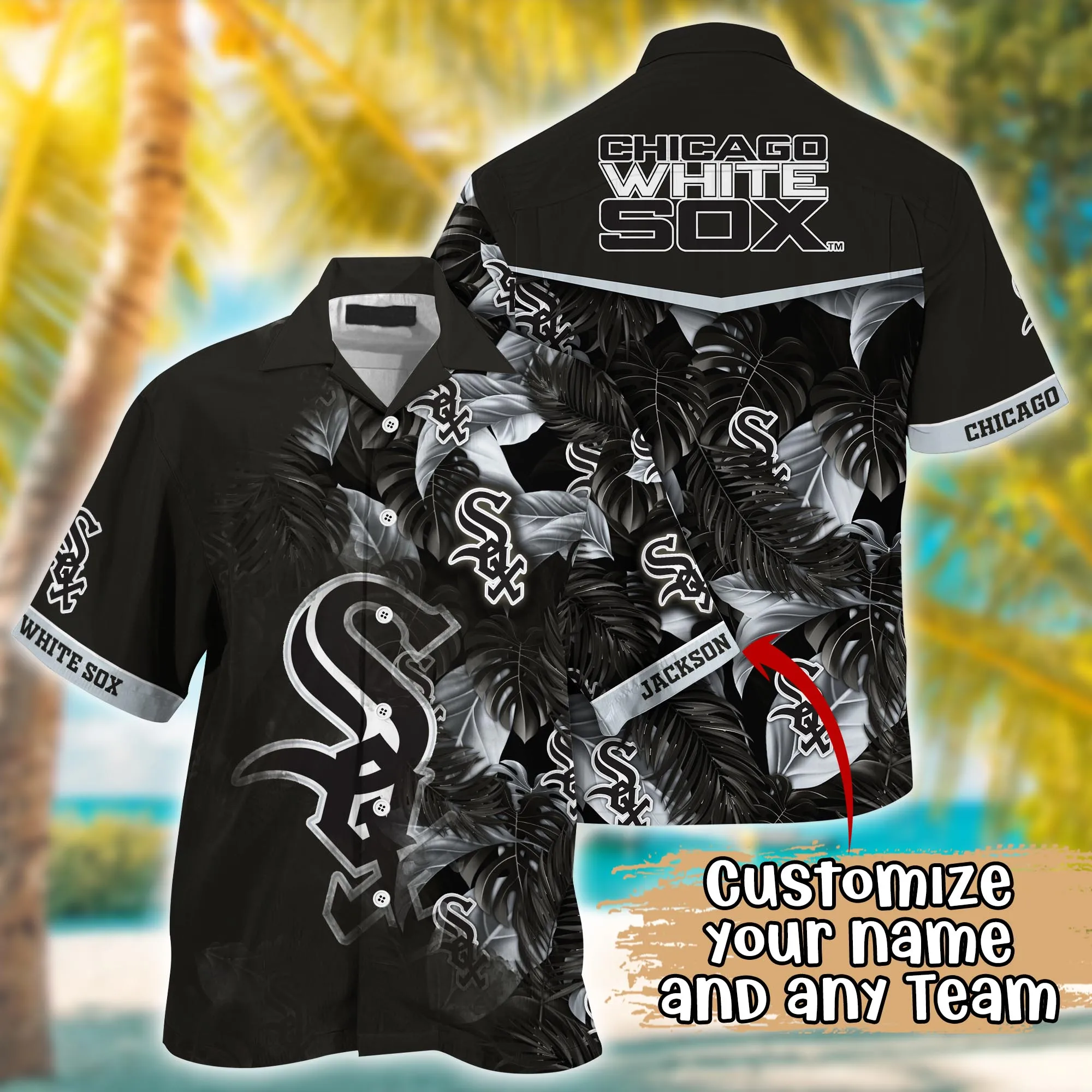 Chicago White Sox MLB Summer Hawaii Shirt And Tshirt Custom Aloha Shirt