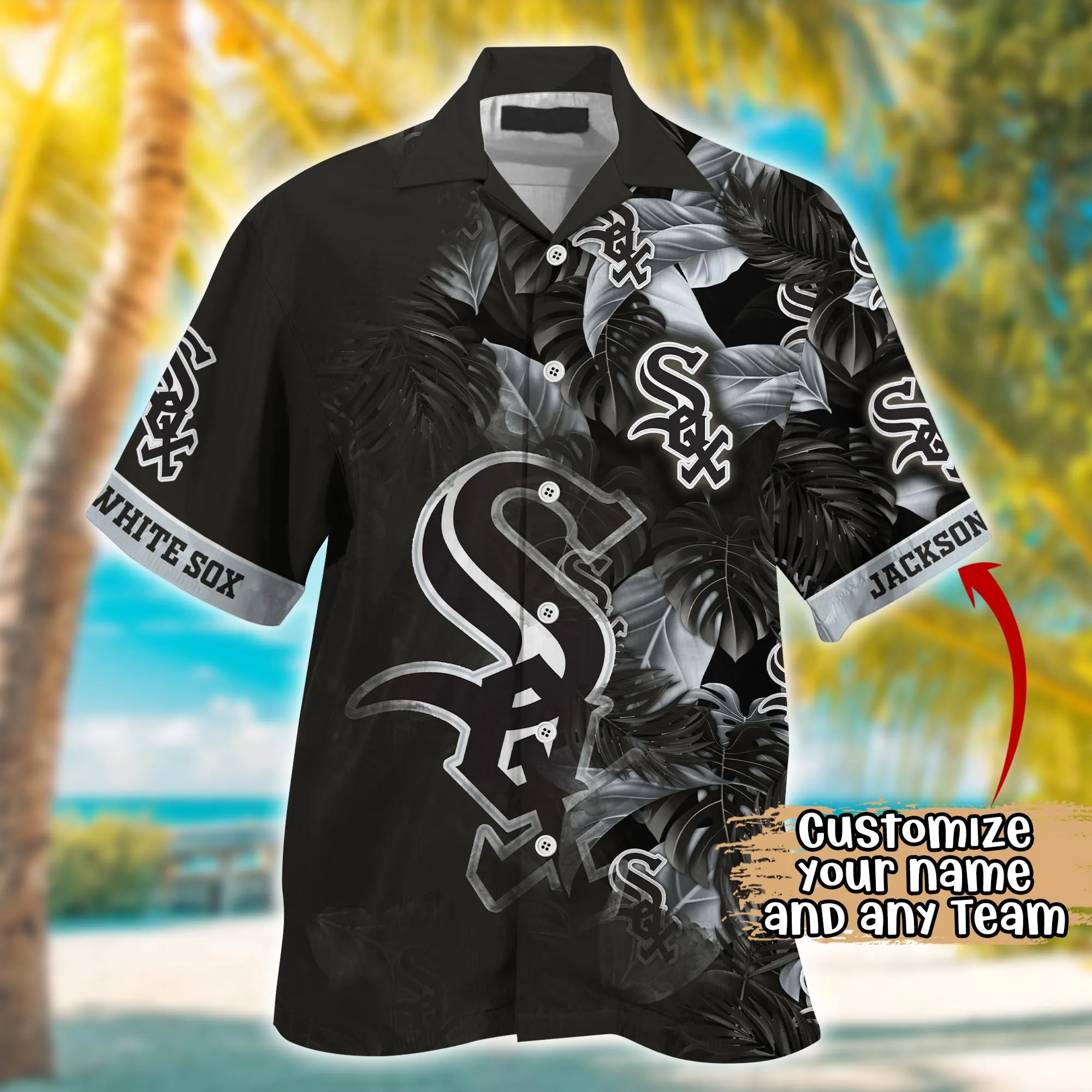 Chicago White Sox MLB Summer Hawaii Shirt And Tshirt Custom Aloha Shirt Chicago White Sox MLB Summer Hawaii Shirt And Tshirt Custom Aloha Shirt