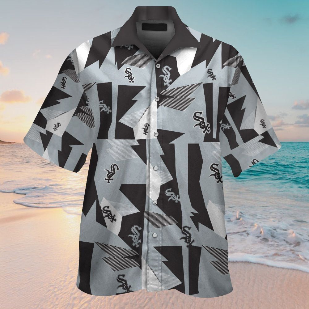 Chicago White Sox Short Sleeve Button Up Tropical Hawaiian Shirt VER03