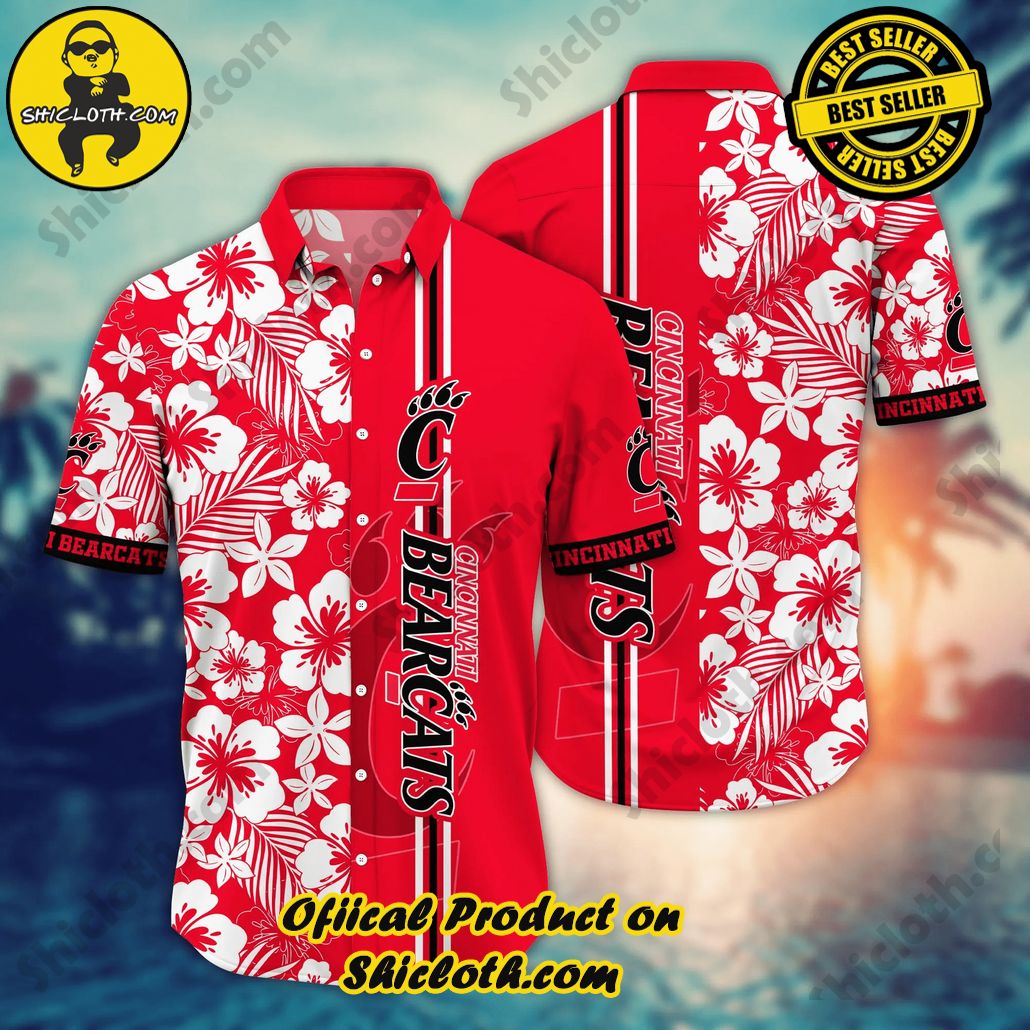 Cincinnati Bearcats NCAA Hawaiian Shirt Beachy Aloha Shirt