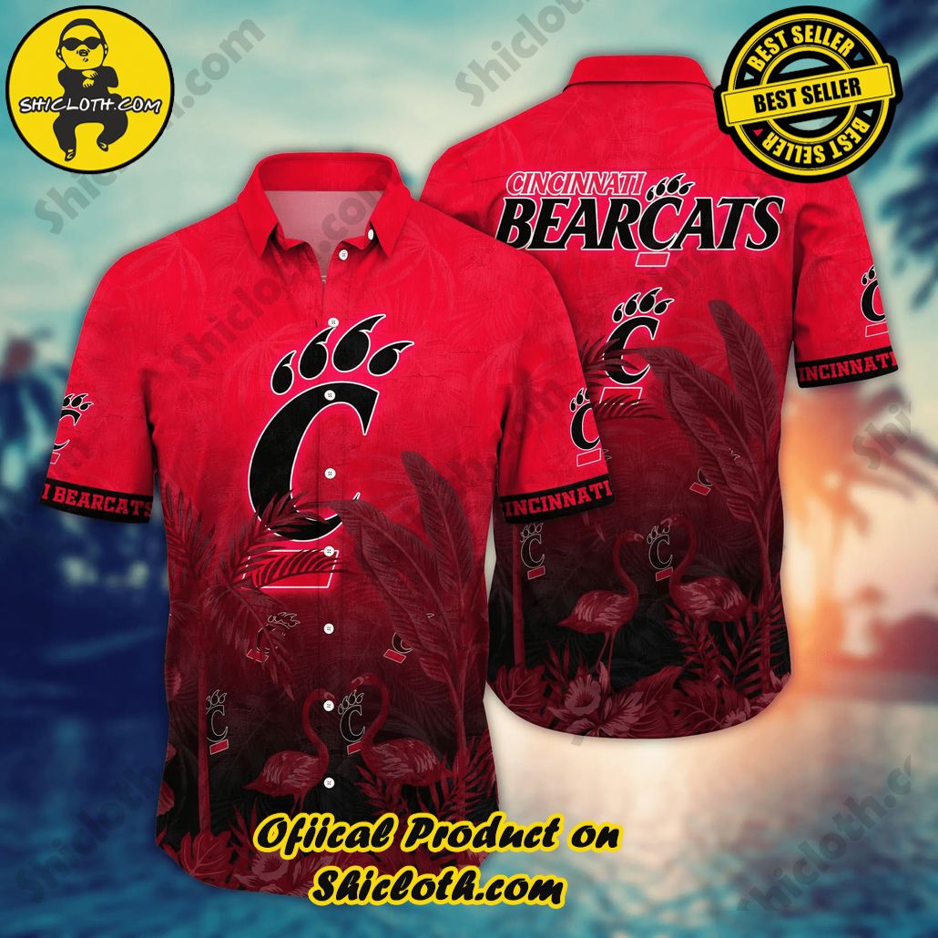 Cincinnati Bearcats NCAA Hawaiian Shirt Heattime Aloha Shirt