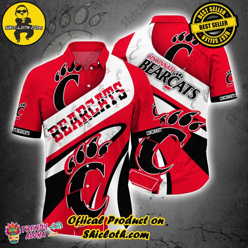 Cincinnati Bearcats NCAA Hawaiian Shirt Warm Seasontime Aloha Shirt
