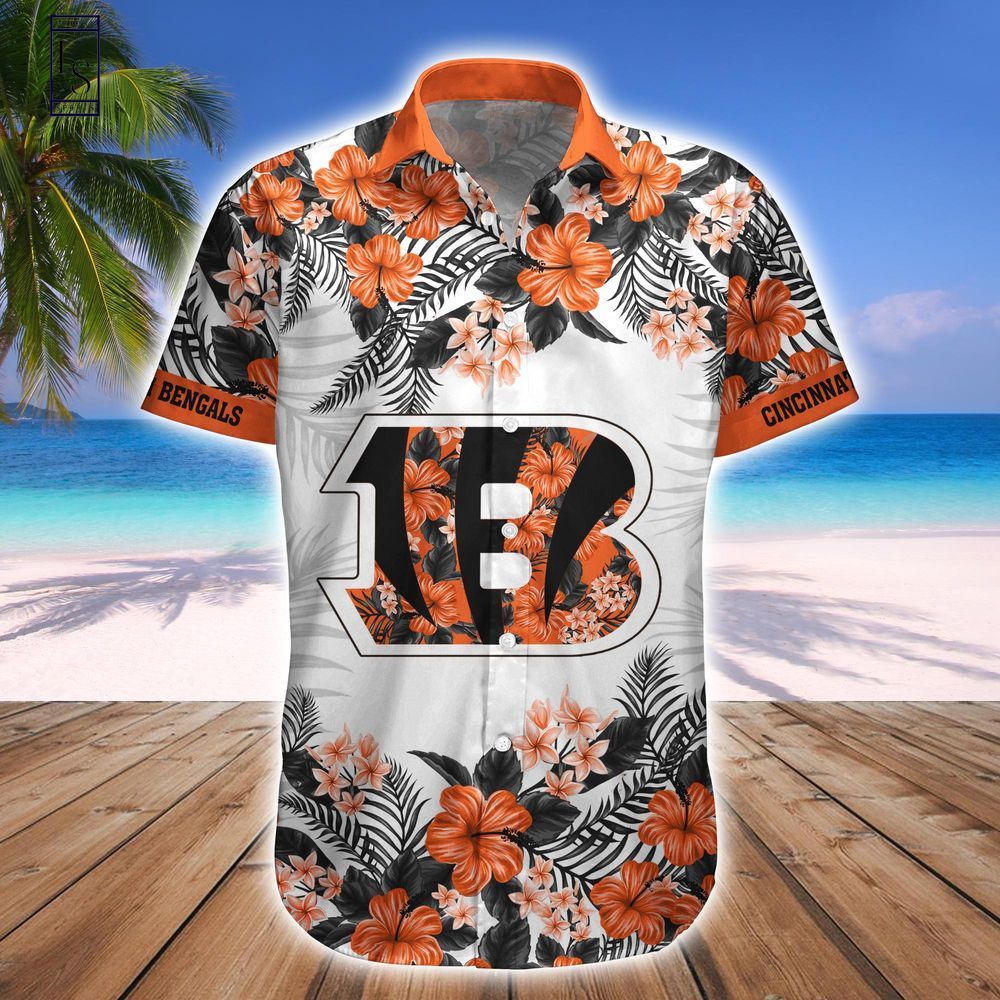 Cincinnati Bengals Hawaiian Shirt Short Combo Set Tropical Style