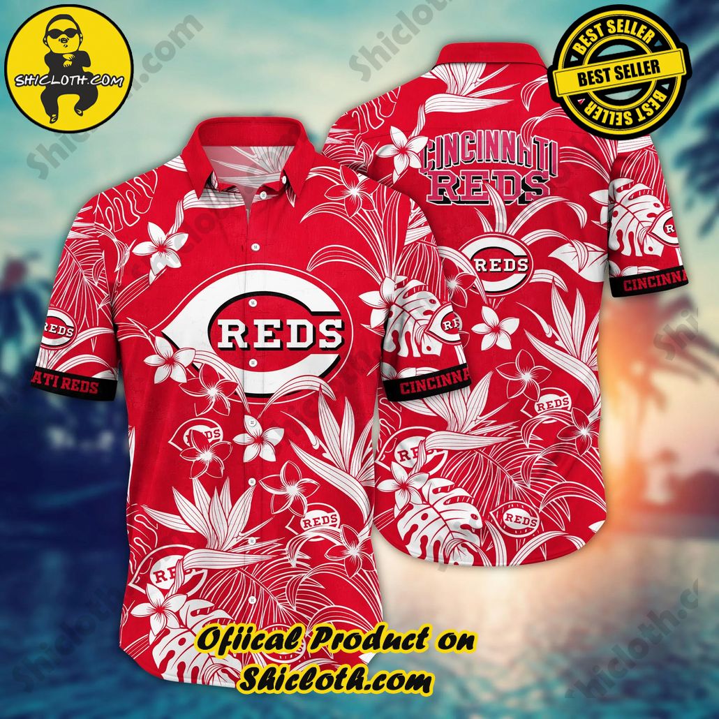 Cincinnati Reds MLB Hawaiian Shirt Sunshinetime Aloha Shirt