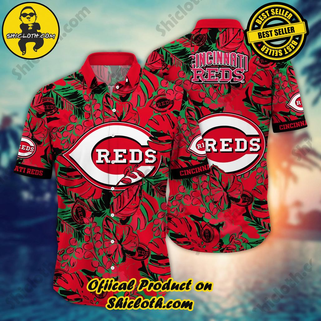 Cincinnati Reds MLB Hawaiian Shirt Travel Aloha Shirt