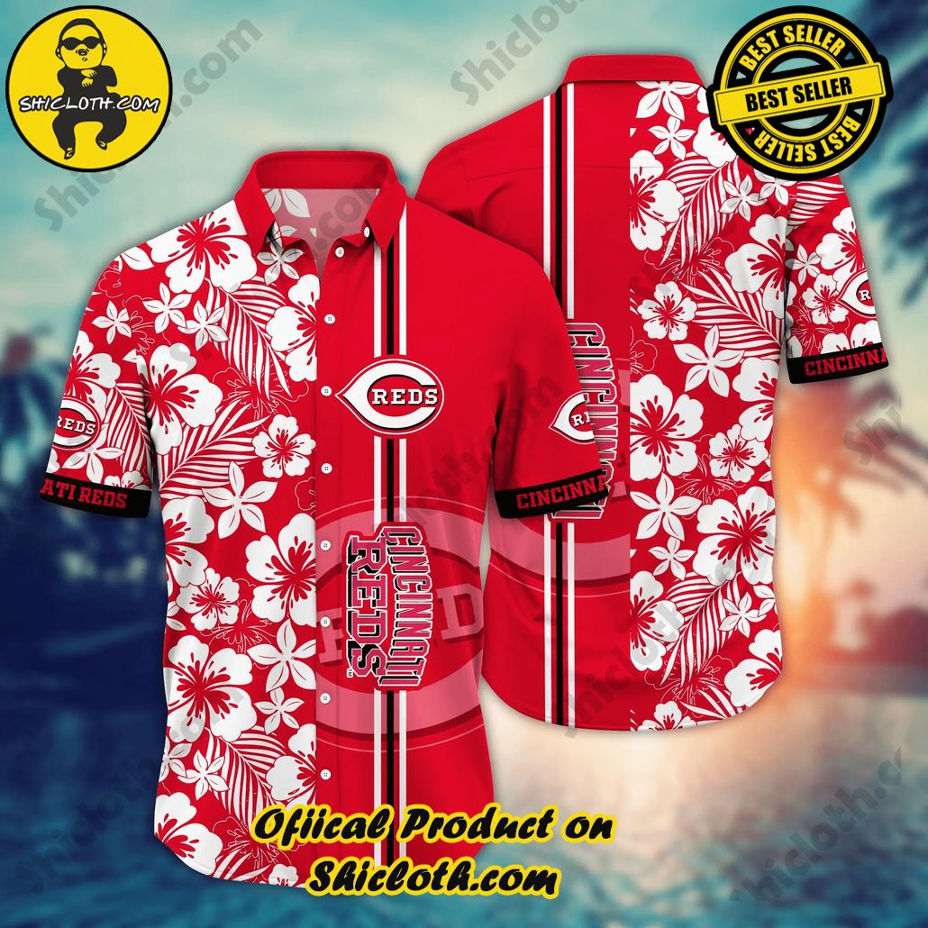 Cincinnati Reds MLB Hawaiian Shirt Tropicaltime Aloha Shirt