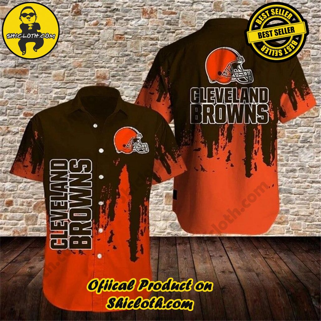 Cleveland Browns Hawaiian Shirt Grunge Style Hot Trending – NFL