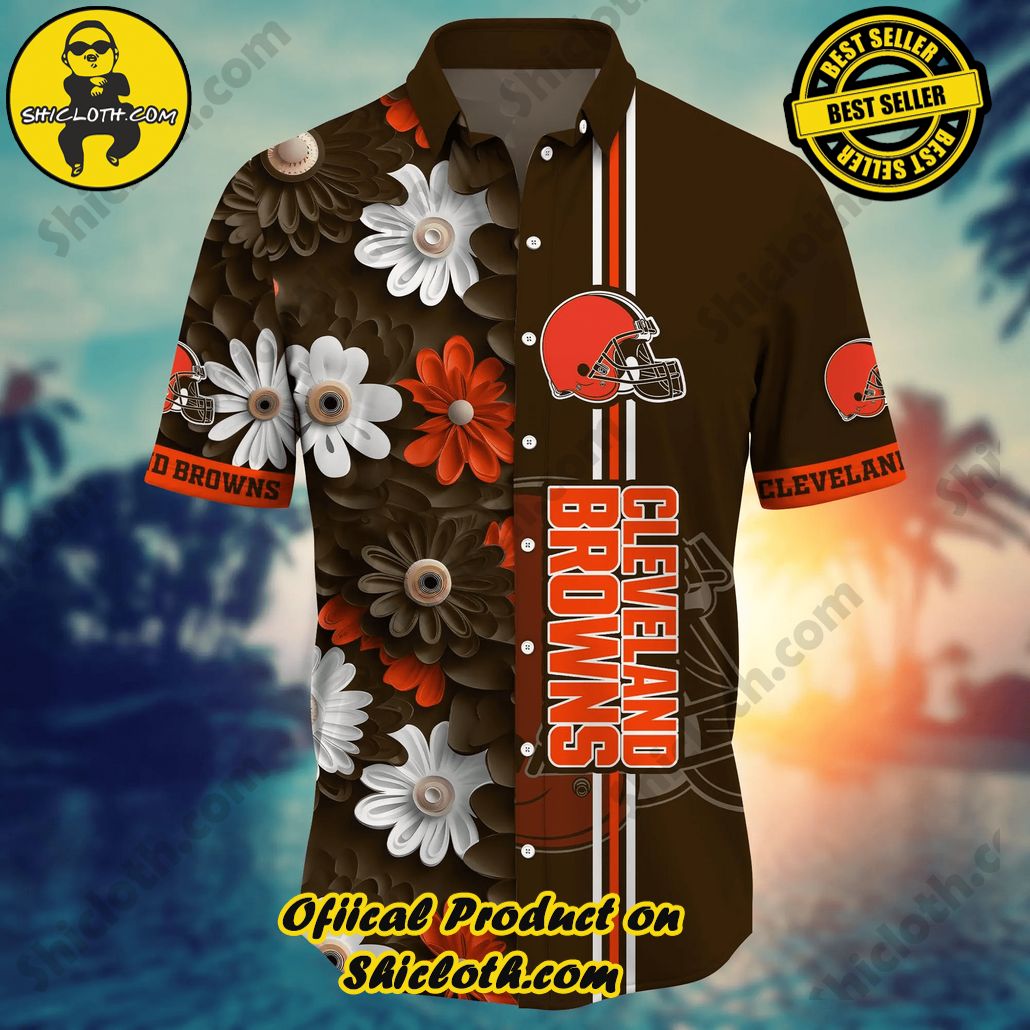 Cleveland Browns NFL Hawaiian Shirt Fireflies Aloha Shirt