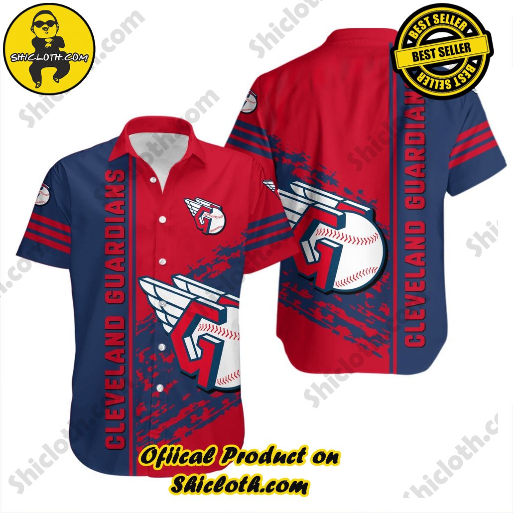 Cleveland Guardians Hawaiian Shirt Quarter Style MLB