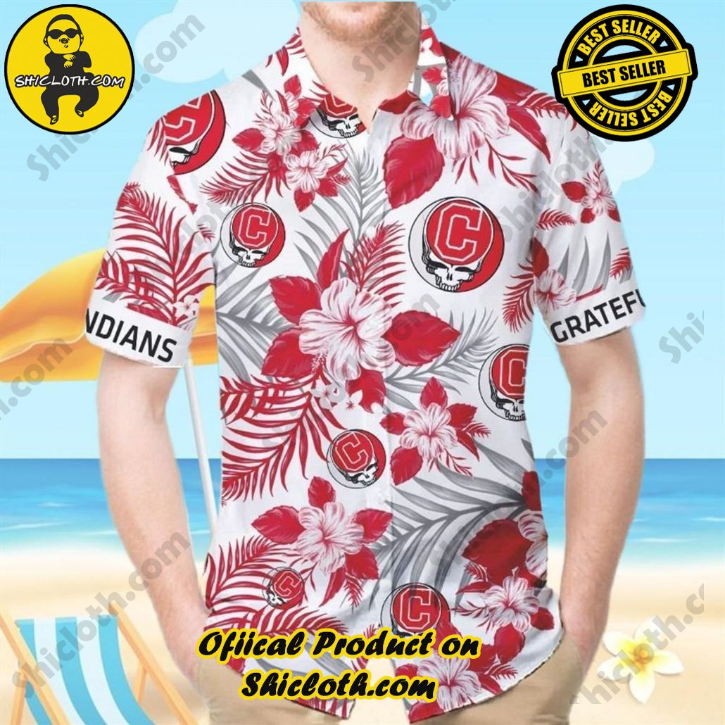 Cleveland Indians Grateful Dead Fans Hawaiian Shirt