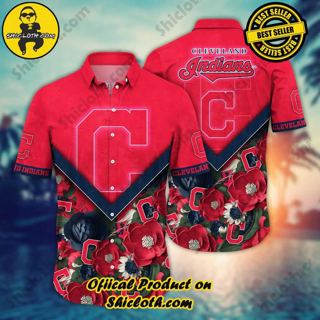 Cleveland Indians MLB Hawaiian Shirt Custom Heatwave Aloha Shirt