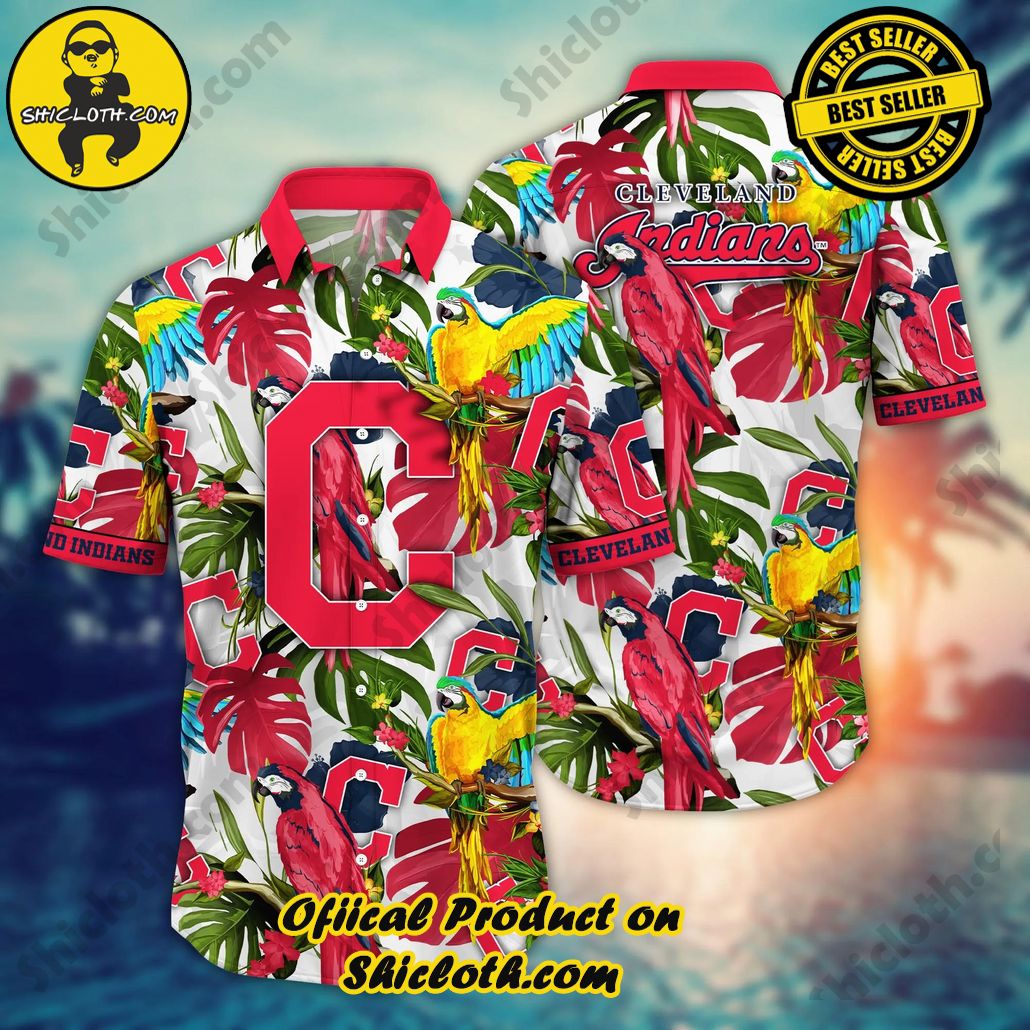 Cleveland Indians MLB Hawaiian Shirt Mid-Yeartime Aloha Shirt