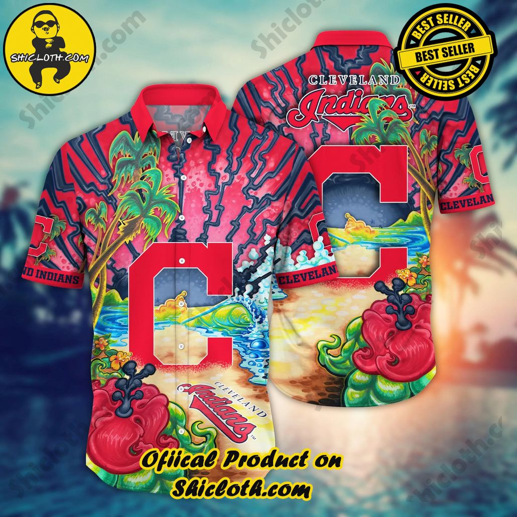 Cleveland Indians MLB Hawaiian Shirt Mosquito Bitestime Aloha Shirt