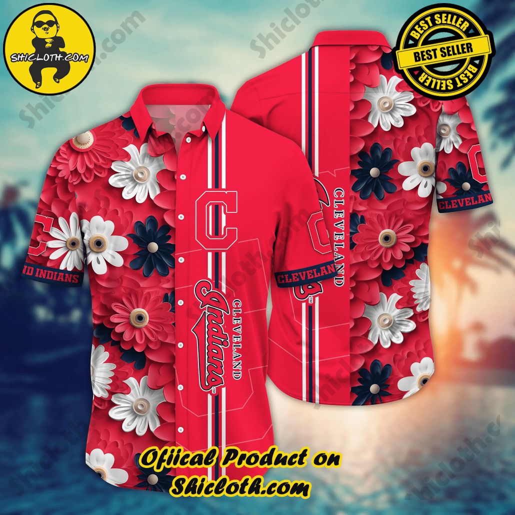 Cleveland Indians MLB Hawaiian Shirt Starry Nights Aloha Shirt