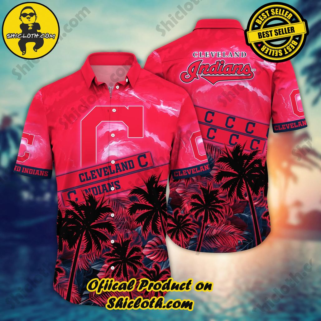 Cleveland Indians MLB Hawaiian Shirt Tropical Aloha Shirt