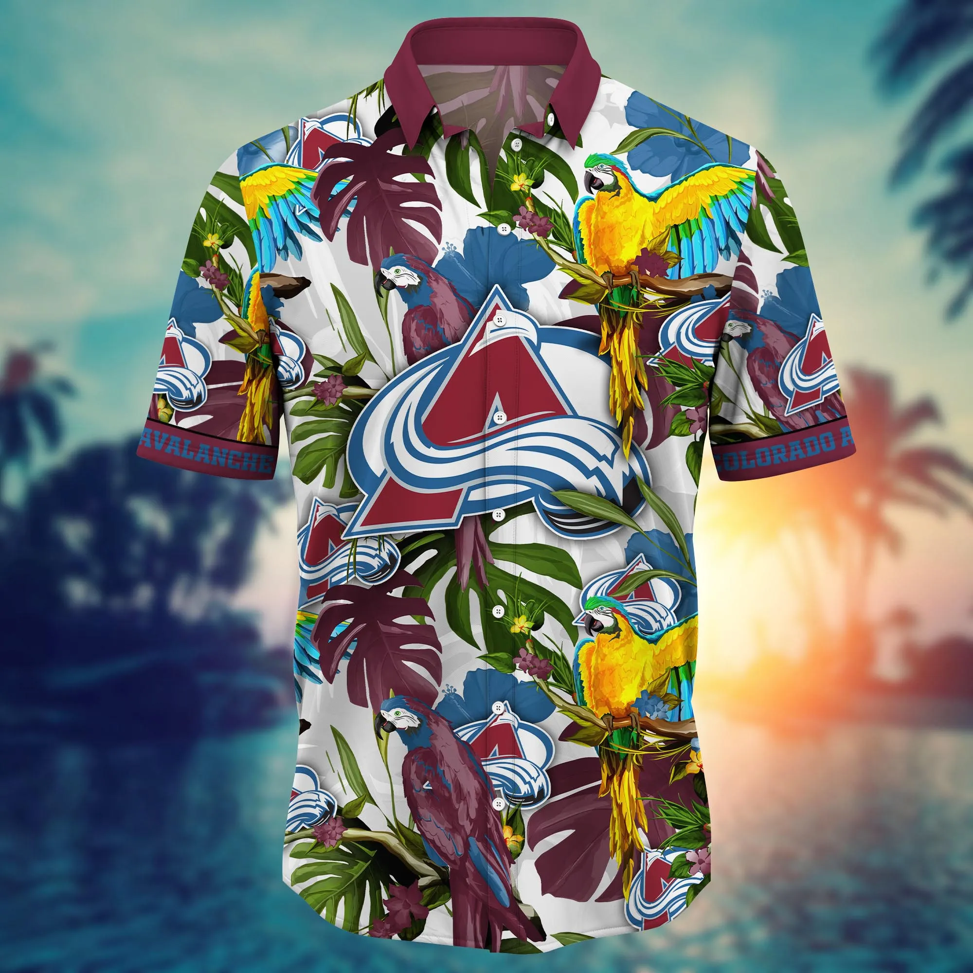 Colorado Avalanche NHL Hawaiian Shirt Brightnesstime Aloha Shirt Colorado Avalanche NHL Hawaiian Shirt Brightnesstime Aloha Shirt