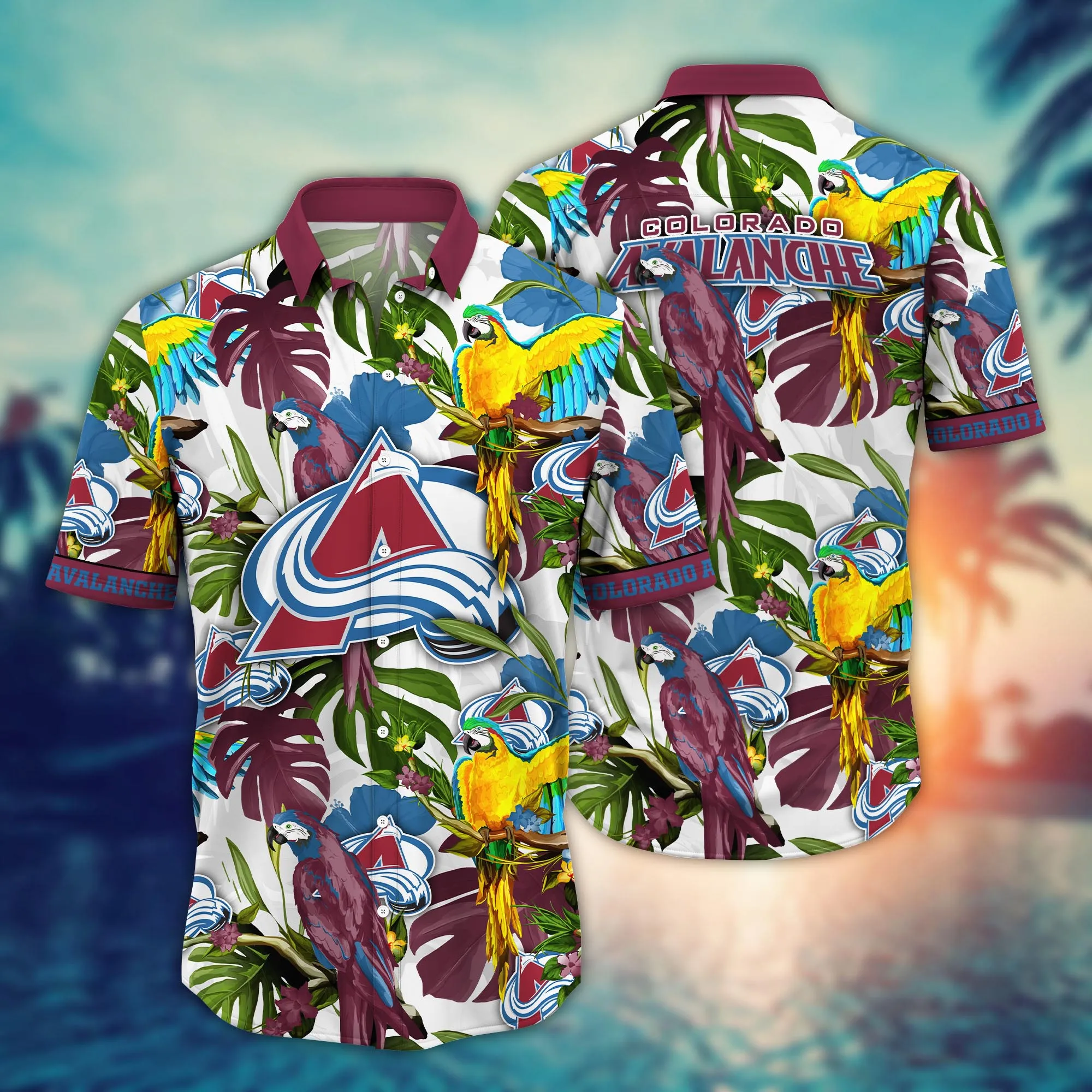 Colorado Avalanche NHL Hawaiian Shirt Brightnesstime Aloha Shirt